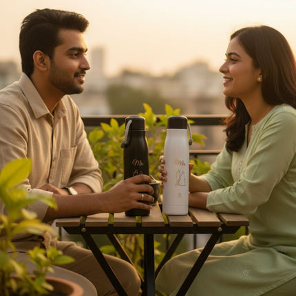 Couple Bottle Set: Mr & Mrs Gift