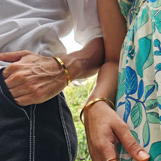 The Classic Couple Luxe Set – Stoles + Personalised Bracelets