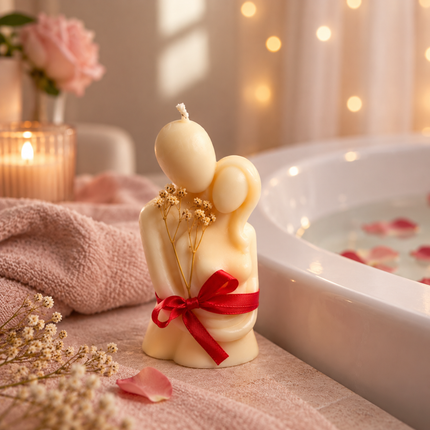 Couple Vanilla Scented Candle