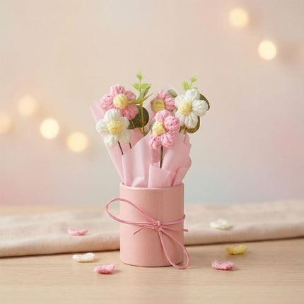 Crochet Flower Vase