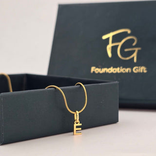 Initial Charm Pendant Necklace