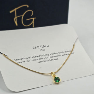 Dainty Birthstone Necklace