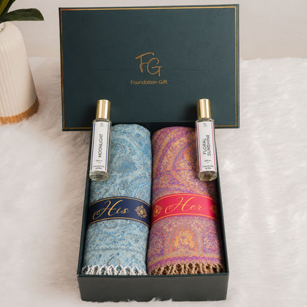 His & Her Premium Style Box – Stoles + Duo Perfumes