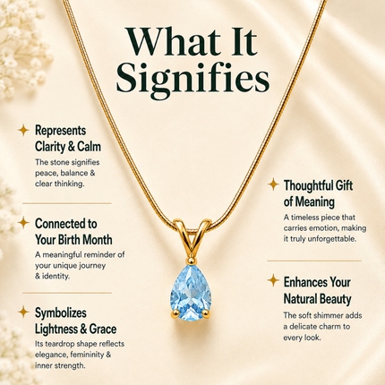 Facet Cut Birthstone Necklace