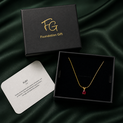 Facet Cut Birthstone Necklace