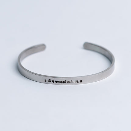 Ganpati Bappa Mantra Spiritual Bracelet - Religious Devotion Gift