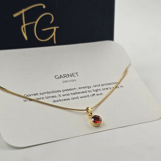 Dainty Birthstone Necklace