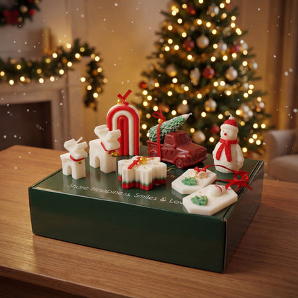 Scented Soy Wax Candles & Bar - Christmas Collection