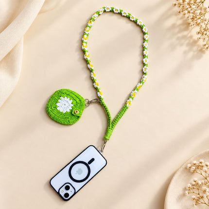 Crochet Phone Sling with Pouch