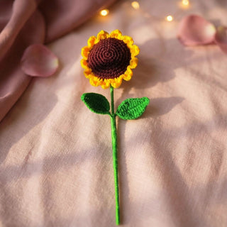 Handmade Crochet Sunflower: Eternal Floral Gift