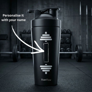 TitanFlow Personalised Protein Shaker Bottle