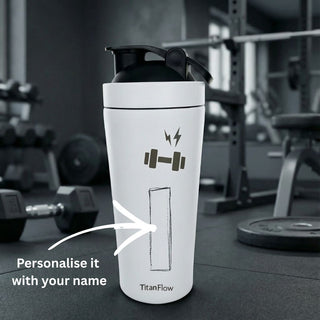 TitanFlow Personalised Protein Shaker Bottle