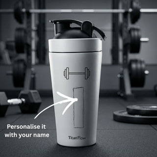 TitanFlow Personalised Protein Shaker Bottle