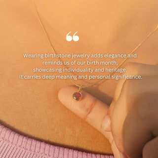 Dainty Birthstone Necklace