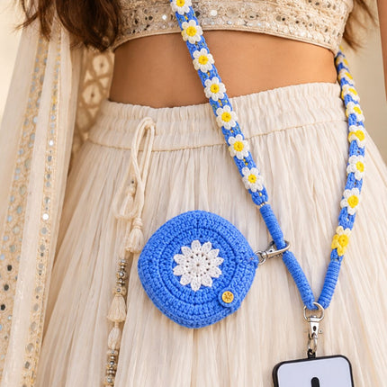 Crochet Phone Sling with Pouch