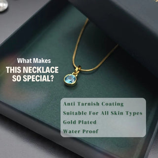 Duo Birthstone Necklace