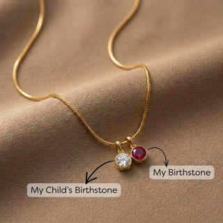 Duo Birthstone Necklace