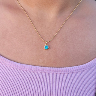 Dainty Birthstone Necklace