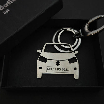 Personalised Maruti Suzuki Celerio Keychain - Your Car Pride