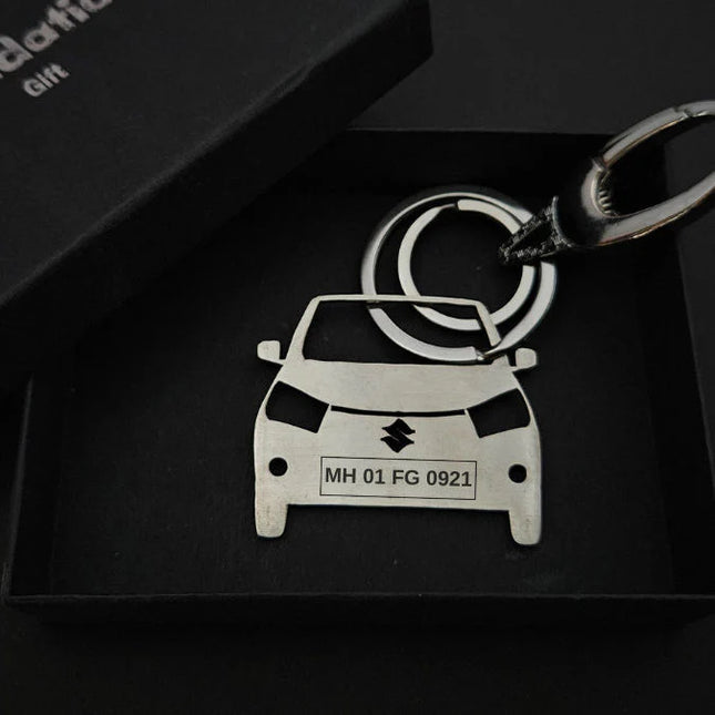 Personalised Maruti Suzuki Celerio Keychain - Your Car Pride