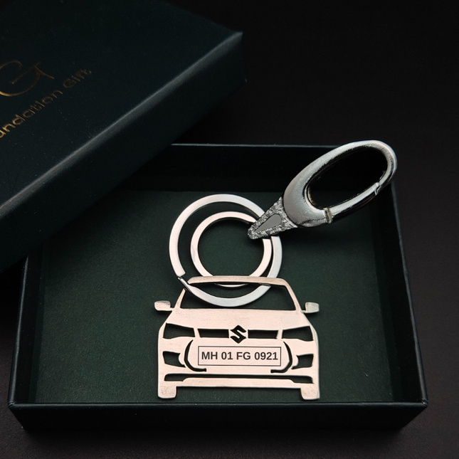 Personalised Maruti Suzuki Dzire 2024 Keychain: Gift