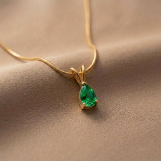Facet Cut Birthstone Necklace