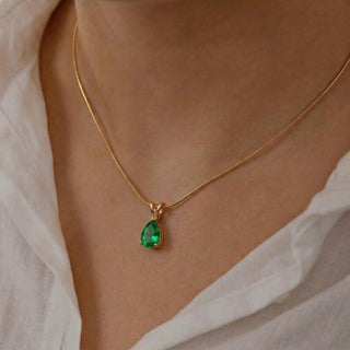 Facet Cut Birthstone Necklace