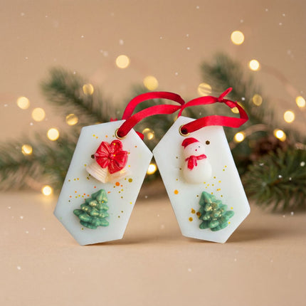 Scented Soy Wax Candles & Bar - Christmas Collection