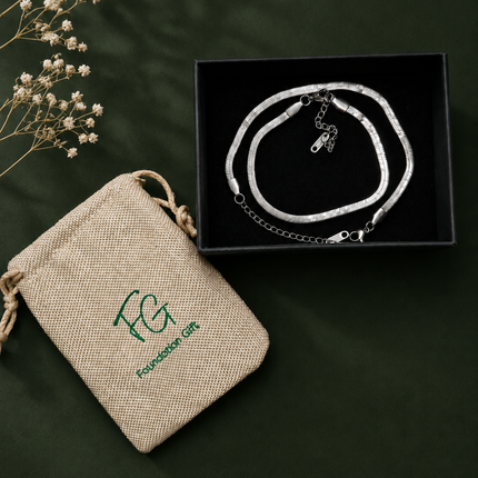 Minimal Snake Chain Anklet