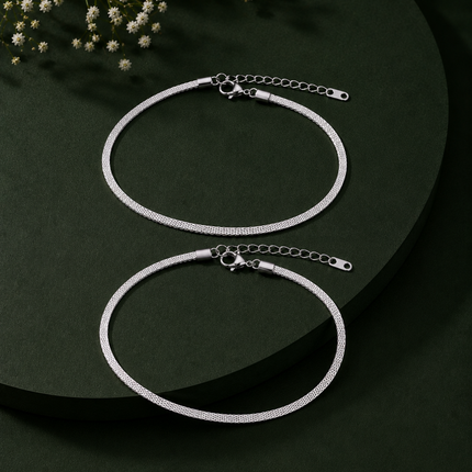 Minimal Snake Chain Anklet