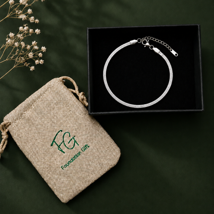 Minimal Snake Chain Anklet