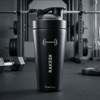TitanFlow Personalised Protein Shaker Bottle