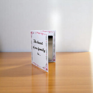 The Heart of Our Family – Mirror Greeting Card