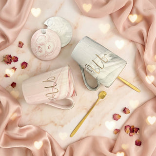 Mr & Mrs Ceramic Mug Set