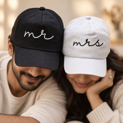 Mr & Mrs Couple Caps