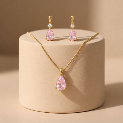 Facet Cut Birthstone Jewellery Set