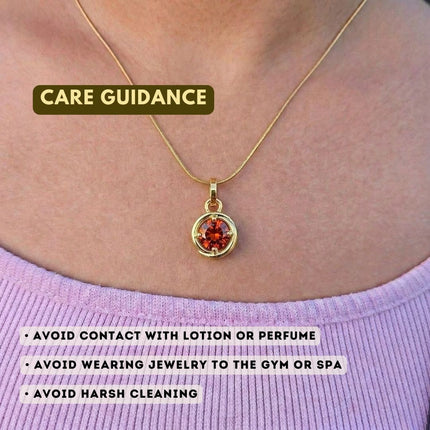 Orien Birthstone Necklace