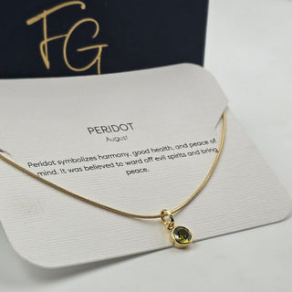 Dainty Birthstone Necklace