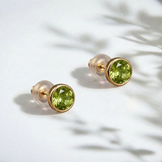 Birthstone Stud Earrings- Best Birthday Gift For Her