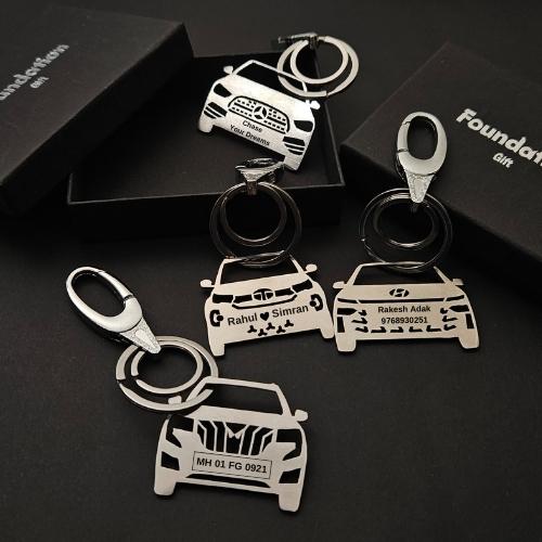 Personalised Car Keychain – Foundation Gift
