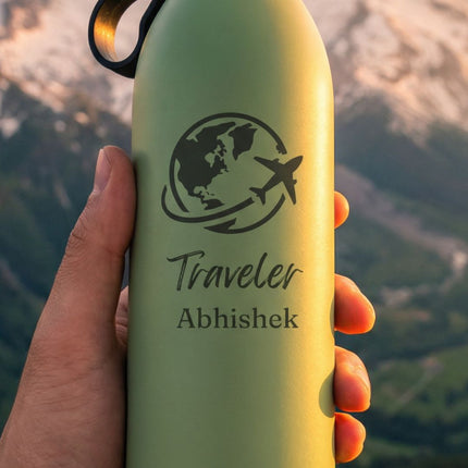 Personalised Traveler Water Bottle – For the Ones Who Love to Travel