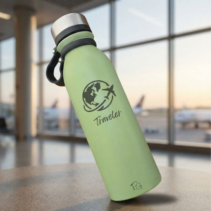 Personalised Traveler Water Bottle – For the Ones Who Love to Travel