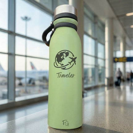 Personalised Traveler Water Bottle – For the Ones Who Love to Travel