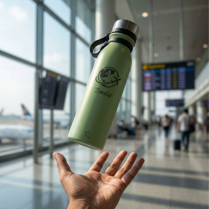 Personalised Traveler Water Bottle – For the Ones Who Love to Travel