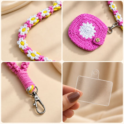 Crochet Phone Sling with Pouch