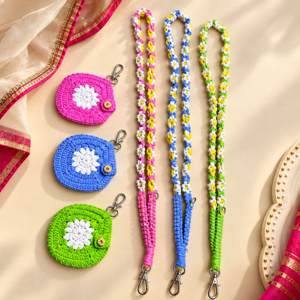 Crochet Phone Sling with Pouch