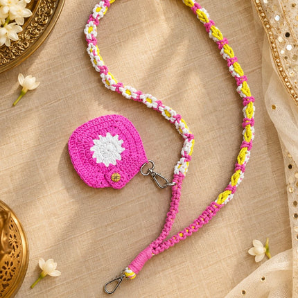 Crochet Phone Sling with Pouch