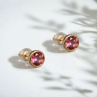 Birthstone Stud Earrings- Best Birthday Gift For Her