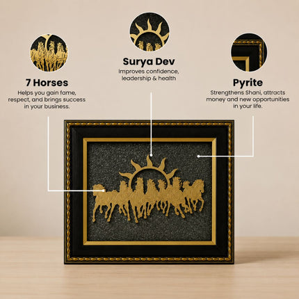 Prospera – 7 Horses Pyrite Frame