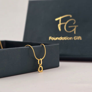 Initial Charm Pendant Necklace